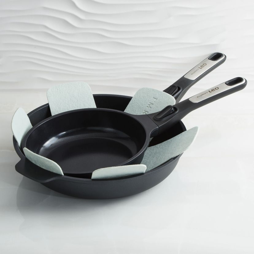 BergHOFF Phantom 2Pc Nonstick Ceramic Frying Pan Set, Recycled Cast Aluminum