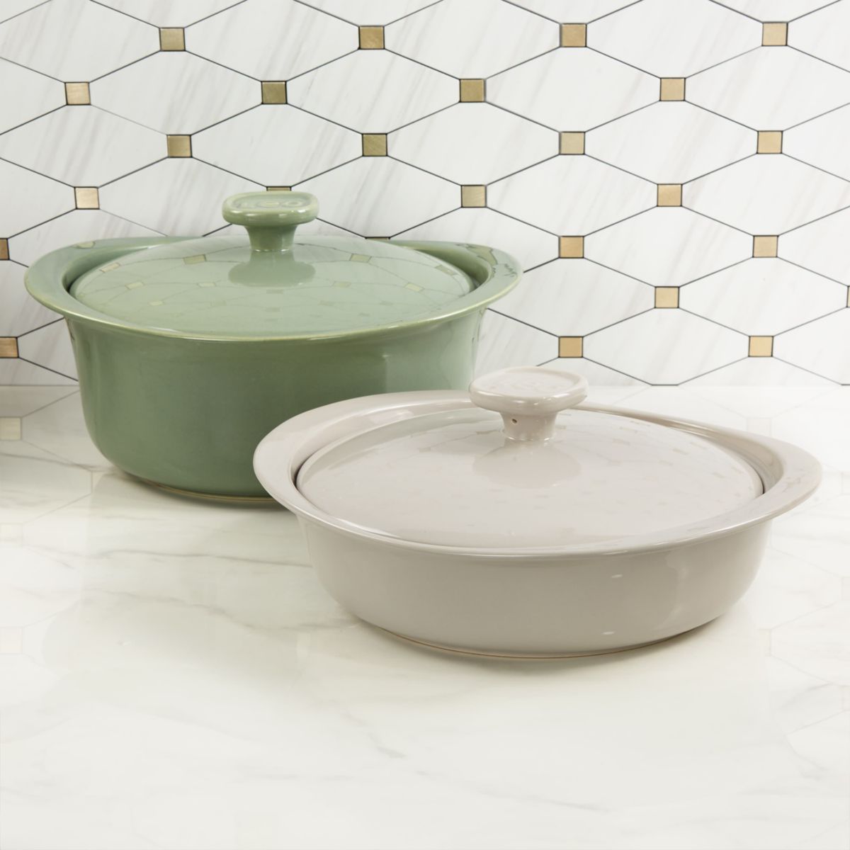 BergHOFF Balance 4Pc Stone Covered Casserole Set