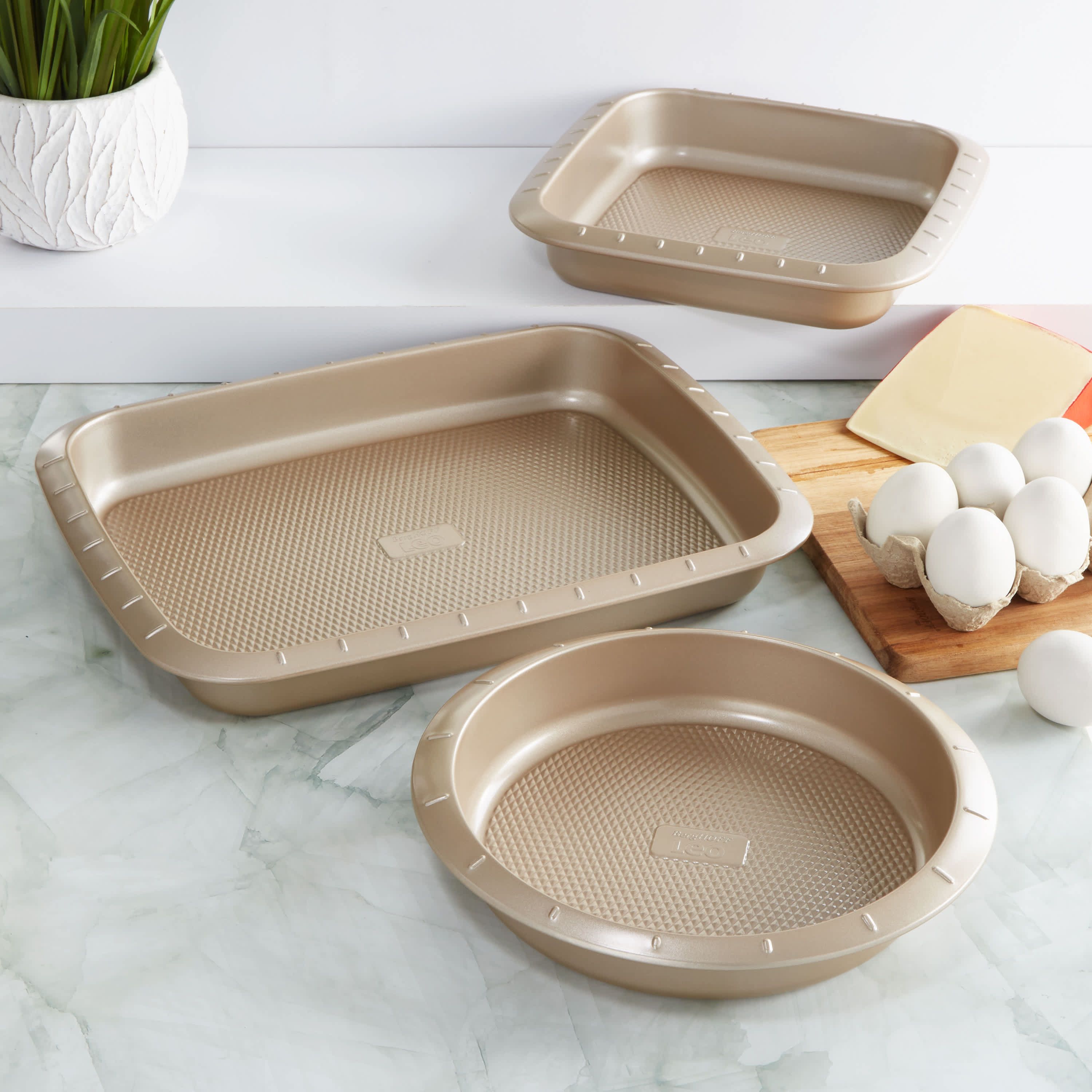 BergHOFF Balance 3Pc Nonstick Carbon Steel Cake Pan Set