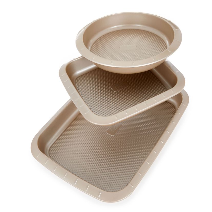 BergHOFF Balance 3Pc Nonstick Carbon Steel Cake Pan Set