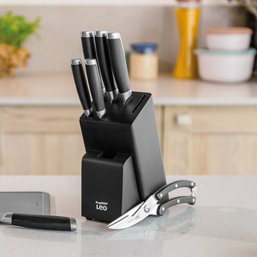 BergHOFF GRAPHITE 3Pc Stainless Steel Forged Cutlery Set, Black