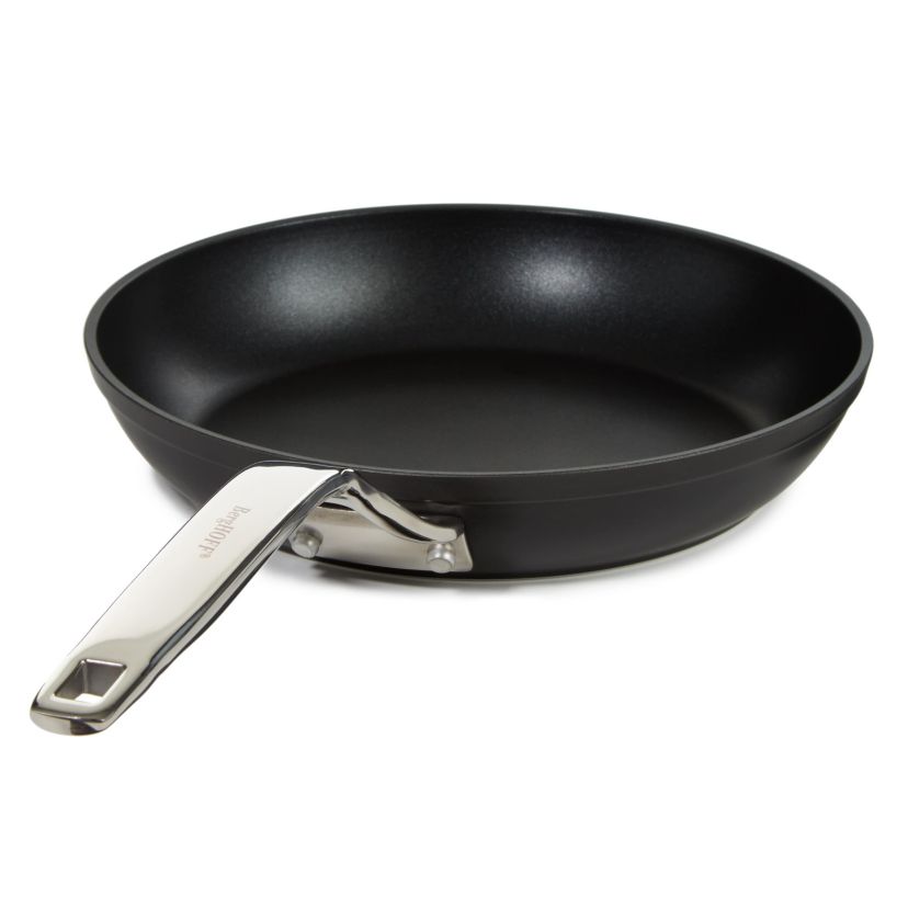 BergHOFF Essentials 2Pc Nonstick Hard Anodized Fry Pan Set, Black
