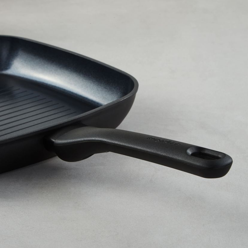 BergHOFF Helix 3Pc Nonstick Ceramic Cookware Set, Recycled Aluminum, Black