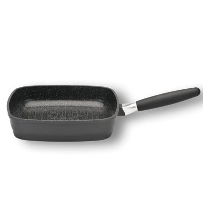 BergHOFF Scala Nonstick Cast Aluminum Grill Pan 11", Black