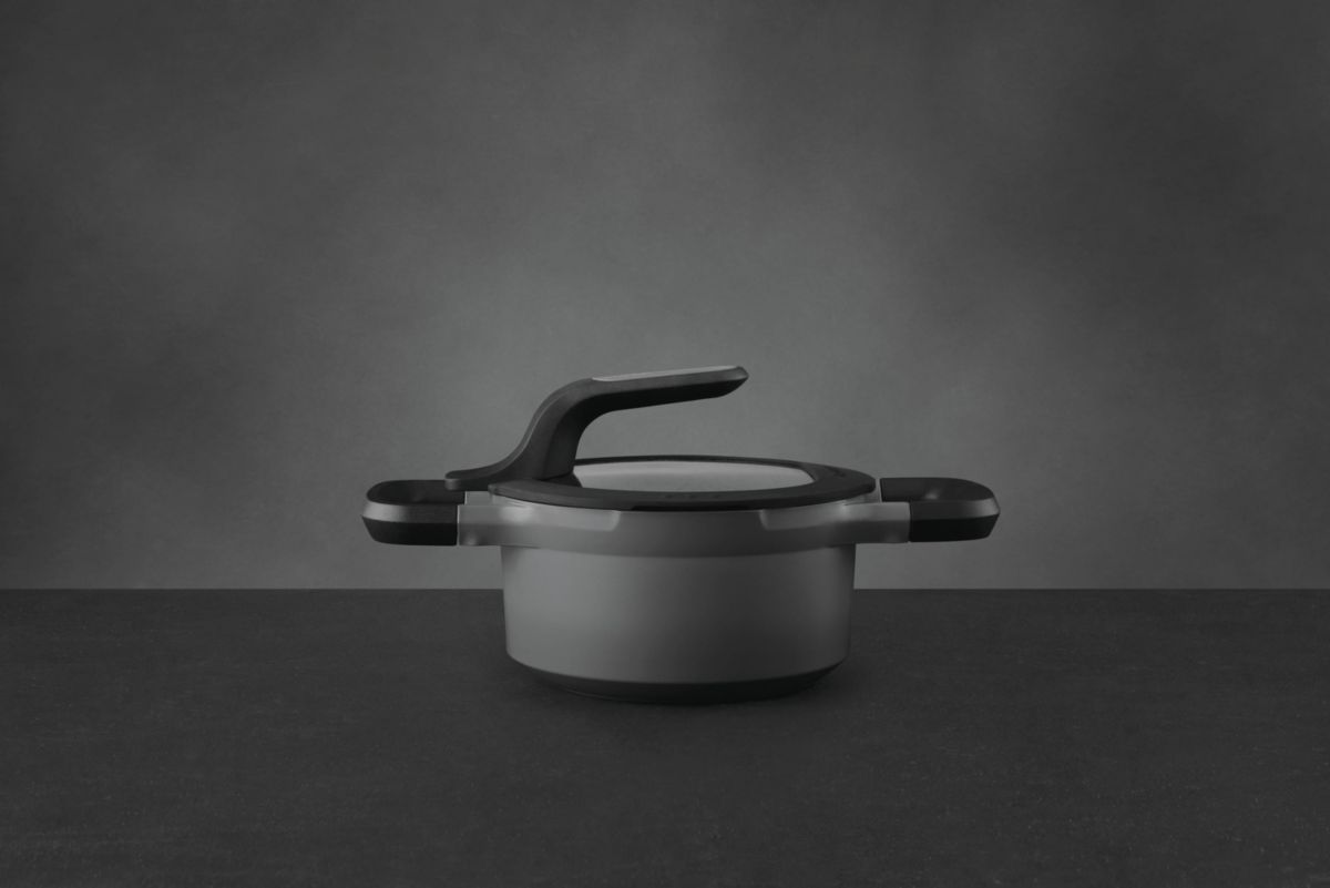 BergHOFF GEM Nonstick Stockpot 6.25" 1.6qt. With Glass Lid