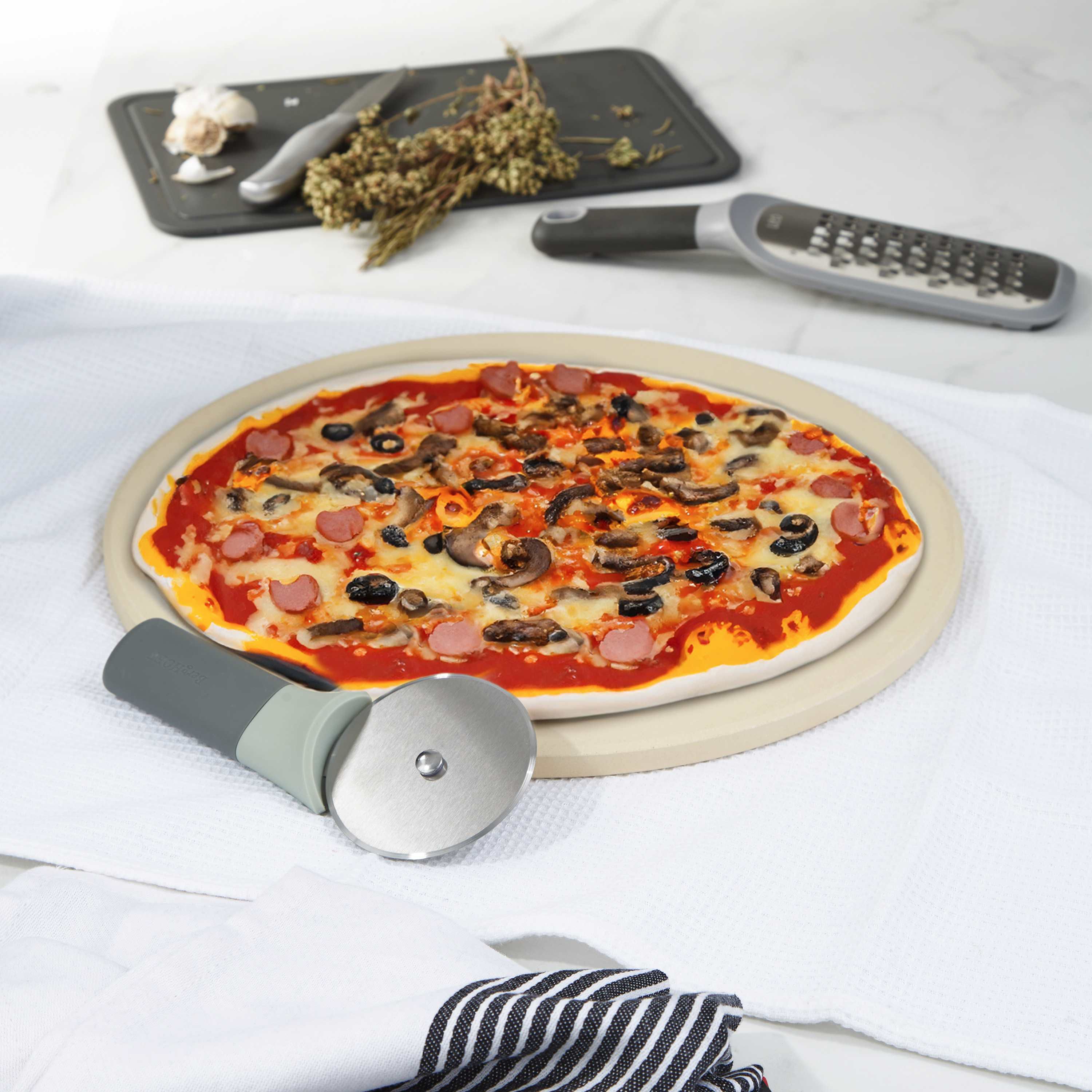BergHOFF Leo Cordierite 14" Ceramic Round Pizza Stone