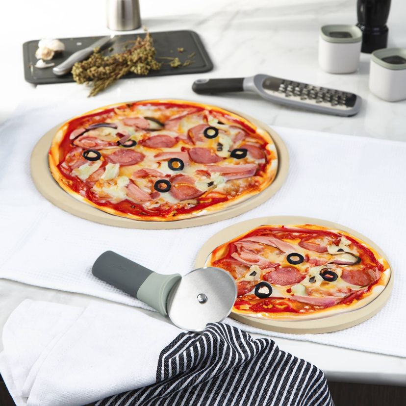 BergHOFF Leo Cordierite 14" Ceramic Round Pizza Stone