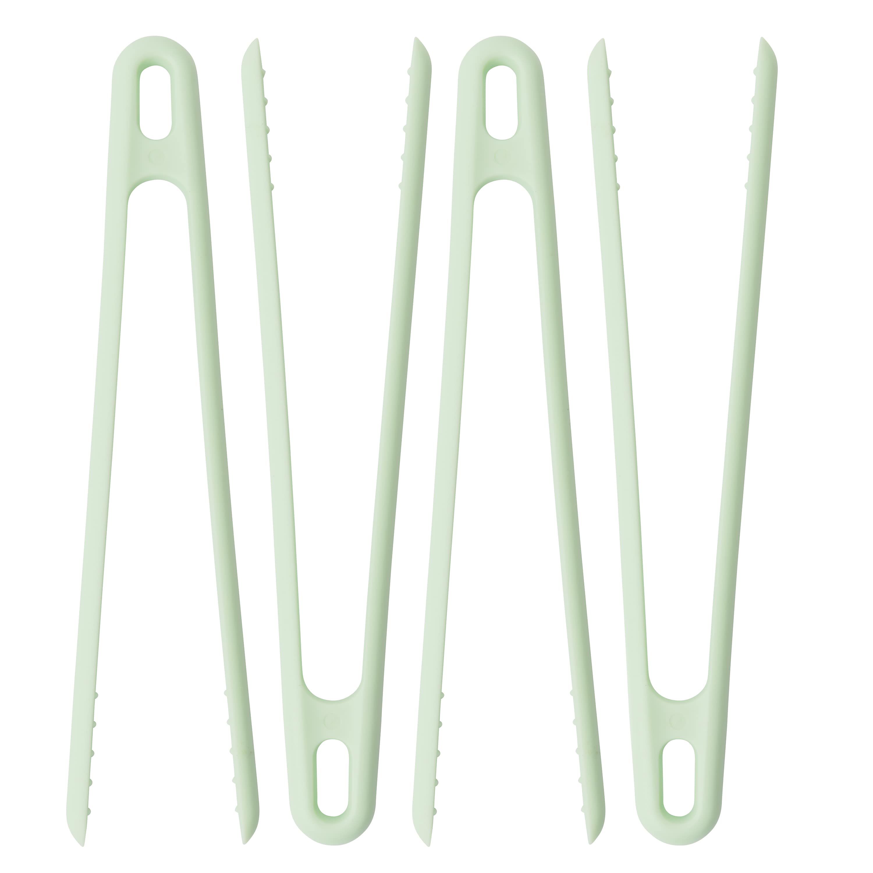 BergHOFF Leo 4Pc Nylon Grill Tongs 11", Mint