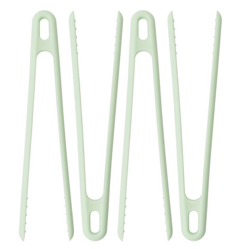 BergHOFF Leo 4Pc Nylon Grill Tongs 11", Mint
