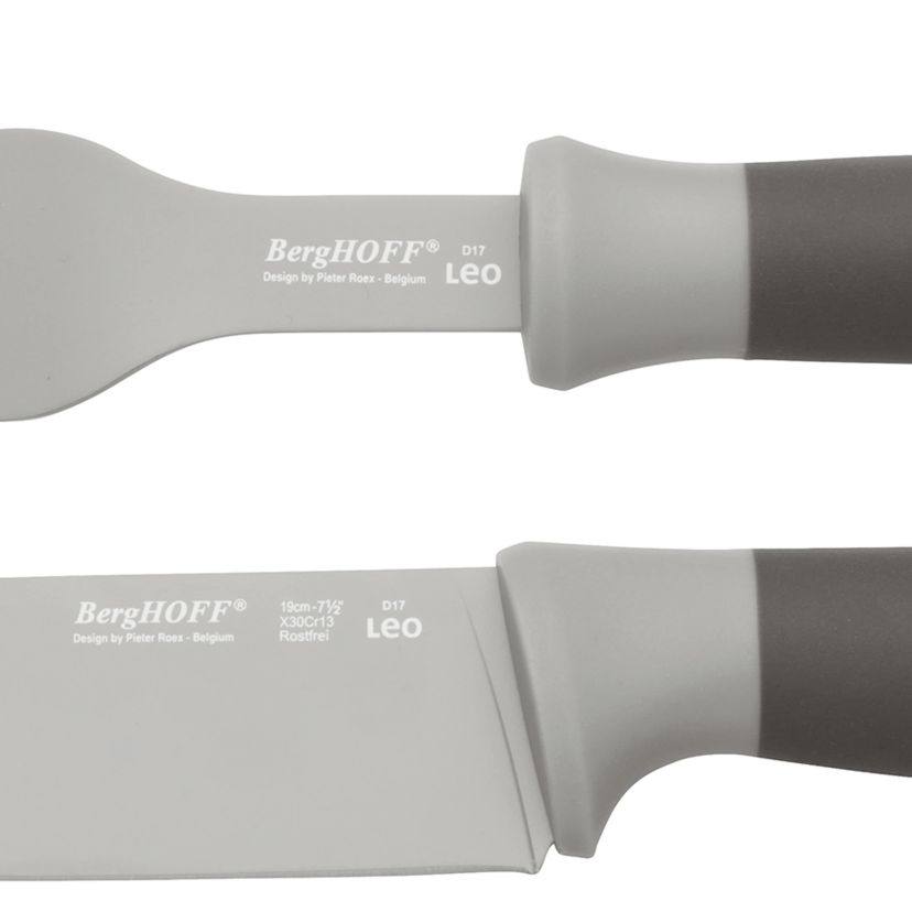 BergHOFF LEO Stainless Steel 2Pc Carving Set, Grey