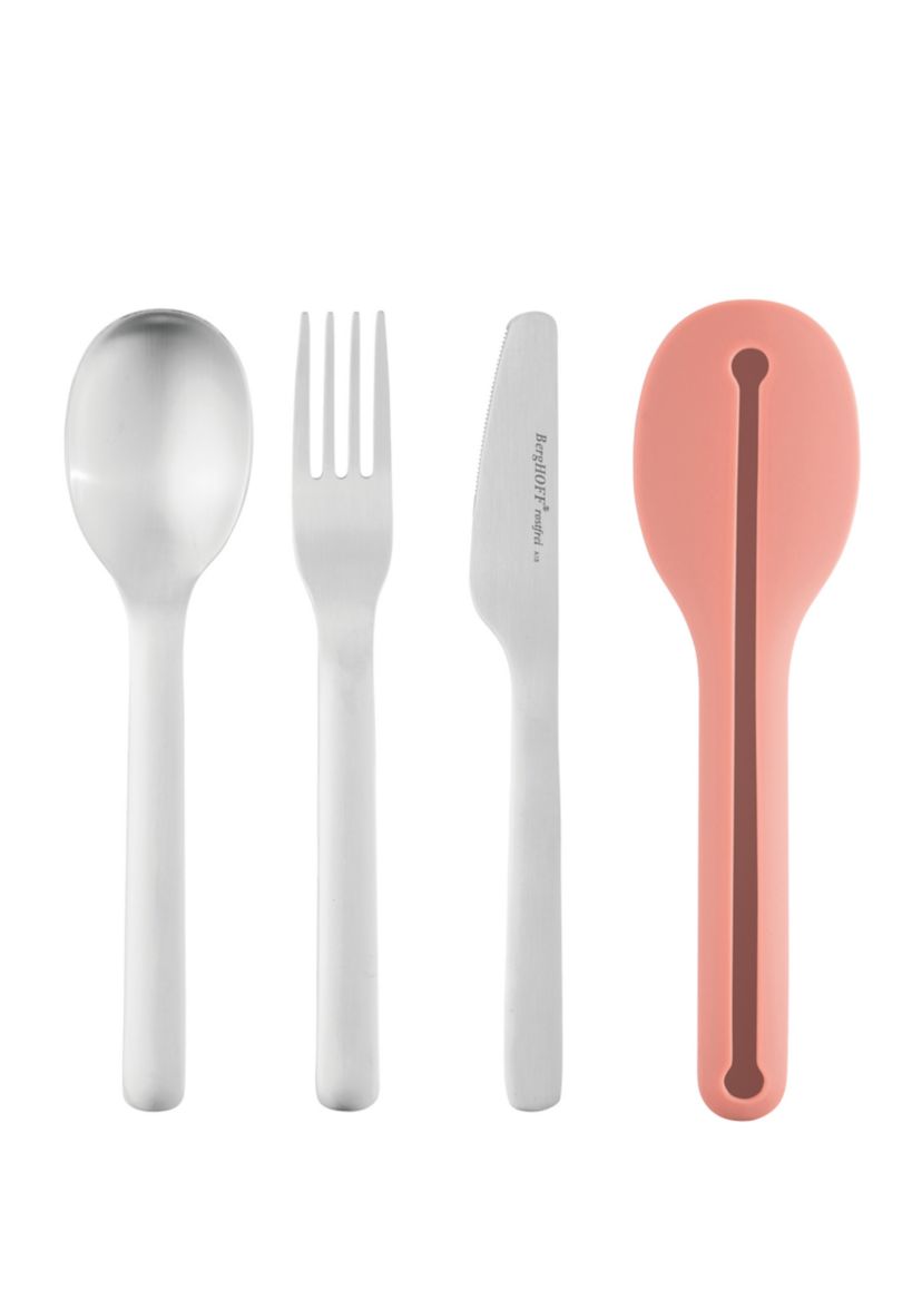Leo 4 Piece 18/10 Stainless Steel Travel Flatware Set