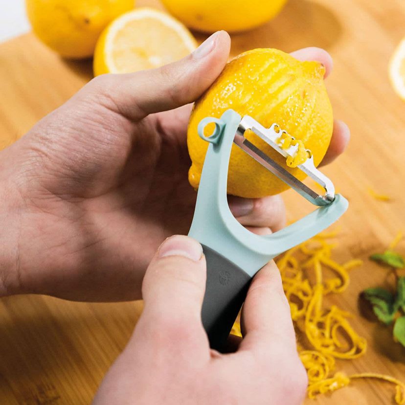 BergHOFF LEO Stainless Steel Blade 3Pc Grater and Peelers Set