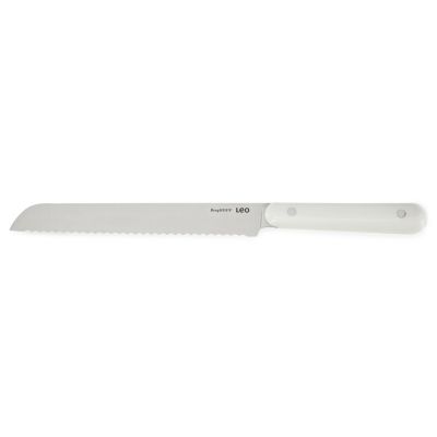 BergHOFF Leo Glints Stainless Steel Bread Knife 8", Spirit, White, 10 Pieces