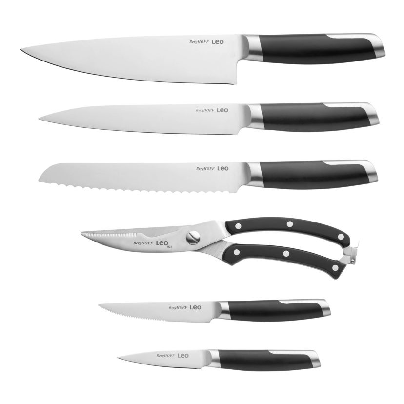 BergHOFF Graphite Stainless Steel 13Pc Knife Block Set