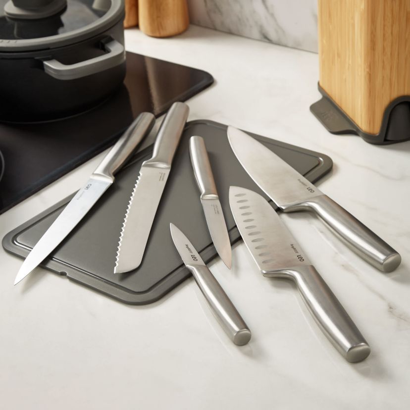 BergHOFF Legacy Stainless Steel 11Pc Knife Block Set