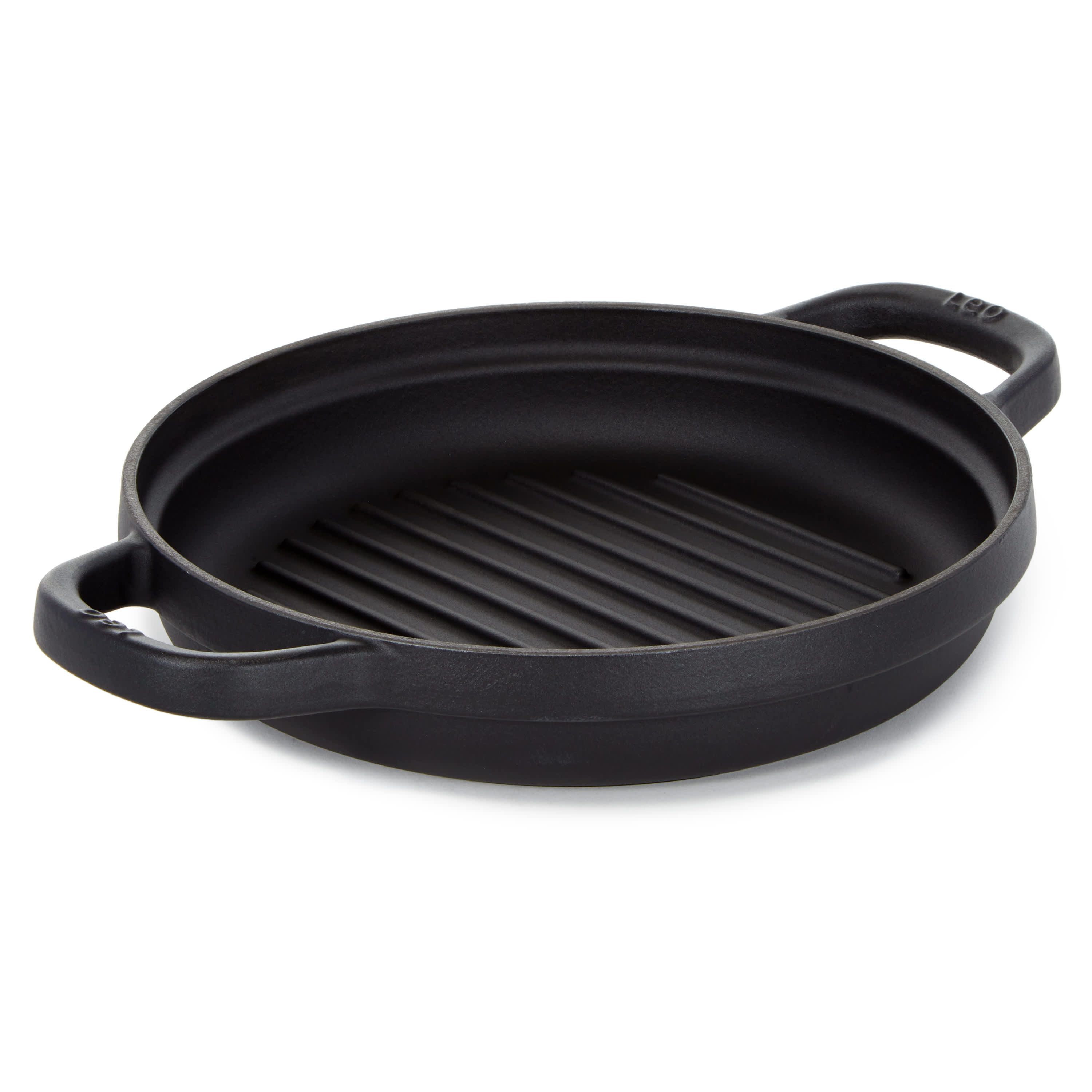 BergHOFF Graphite Enamel Cast Iron Round Grill Pan 10.25"