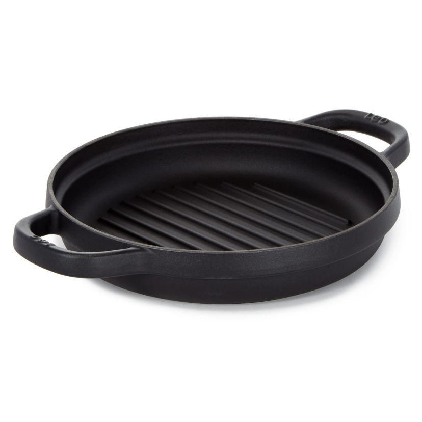 BergHOFF Graphite Enamel Cast Iron Round Grill Pan 10.25"