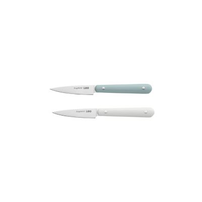 BergHOFF Leo Glints Stainless Steel 2Pc Paring Knife Set, Slate & Spirit