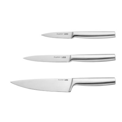 BergHOFF Legacy Stainless Steel 3Pc Starter Knife Set, Silver