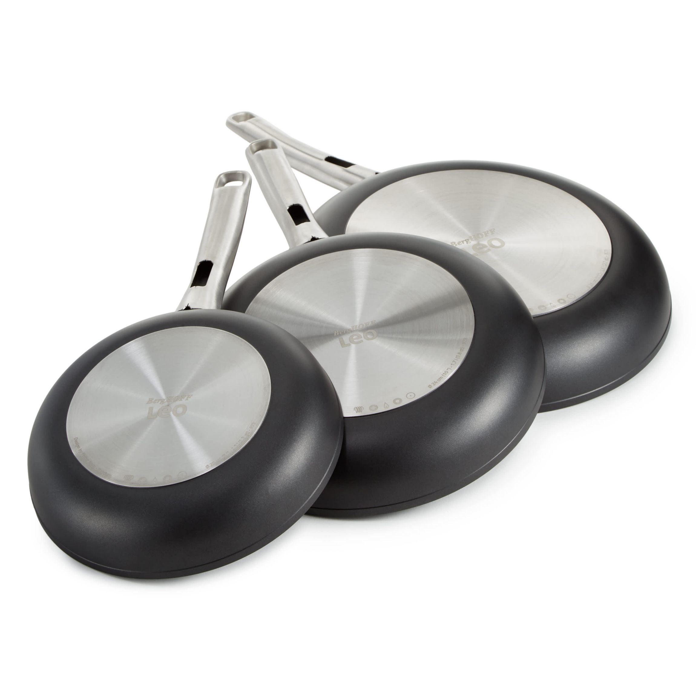 BergHOFF Graphite Nonstick Ceramic Frying Pan 11", Sustainable Recycled Material