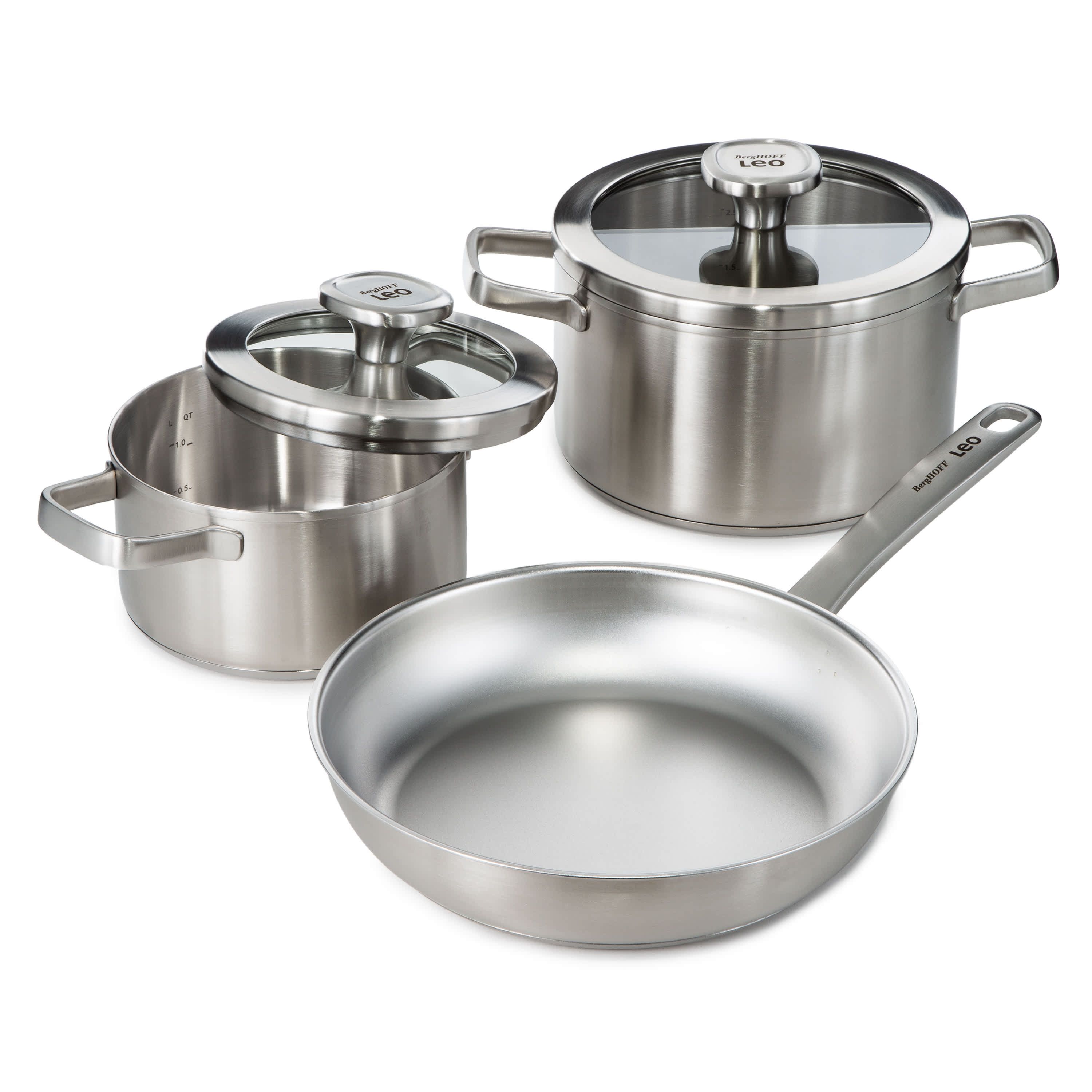 BergHOFF Graphite Recycled 18/10 Stainless Steel Frying Pan 10"