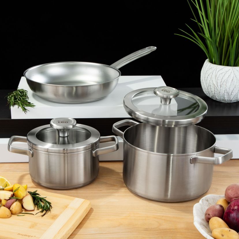 BergHOFF Graphite Recycled 18/10 Stainless Steel Frying Pan 10"