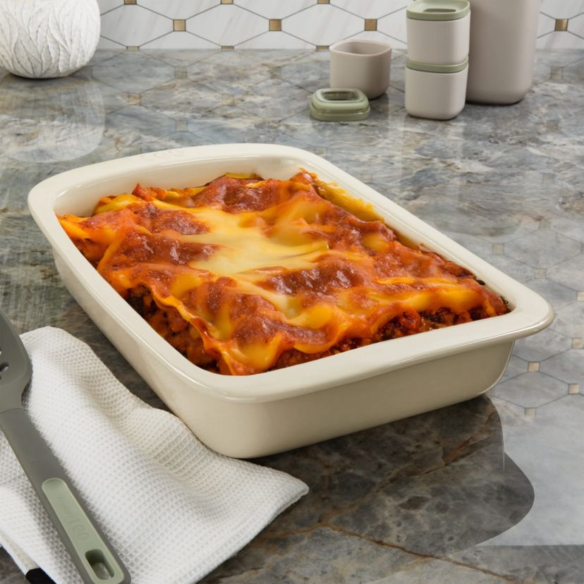 BergHOFF Balance Stone Baking Dish 14", 4.4qt., Moonbeam