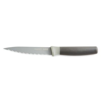 BergHOFF Balance Nonstick Stainless Steel Serrated Utility Knife 4.5", Recycled Material, Grey, 10 Pieces