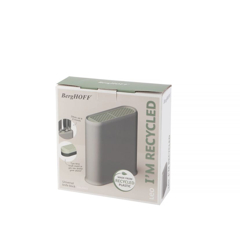 BergHOFF Balance Universal Knife Block, Removable Insert, Recycled Material