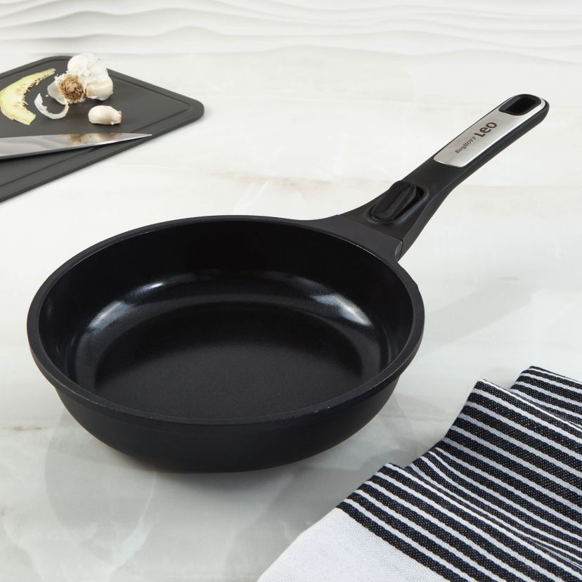 BergHOFF Phantom Nonstick Ceramic Frying Pan 8", Recycled Cast Aluminum