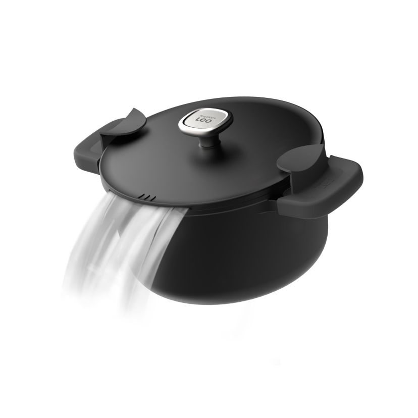 BergHOFF Phantom Nonstick Ceramic Covered Stockpot 8", 2.7qt., Recycled Cast Aluminum