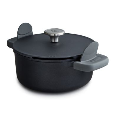 BergHOFF Phantom Nonstick Ceramic Covered Stockpot 10", 4.5qt., Recycled Cast Aluminum, Black