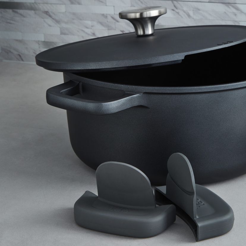 BergHOFF Phantom Nonstick Ceramic Covered Stockpot 11", 7.6qt., Recycled Cast Aluminum