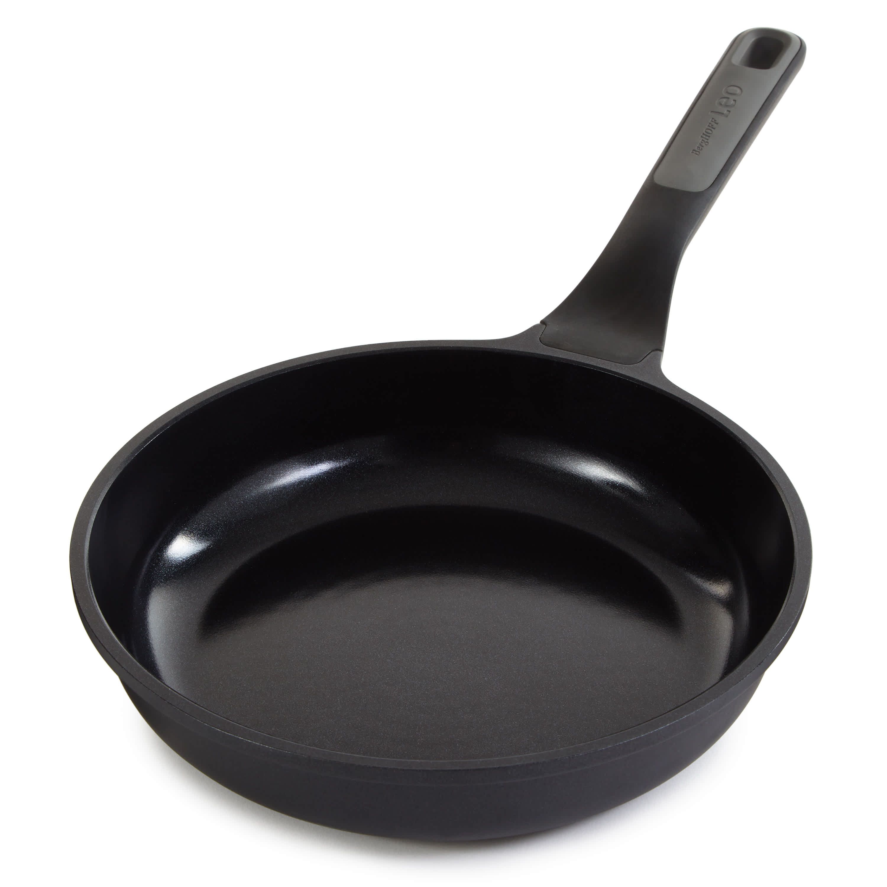 BergHOFF Leo Stone+ Nonstick Ceramic Frying Pan 10", Recycled Cast Aluminum