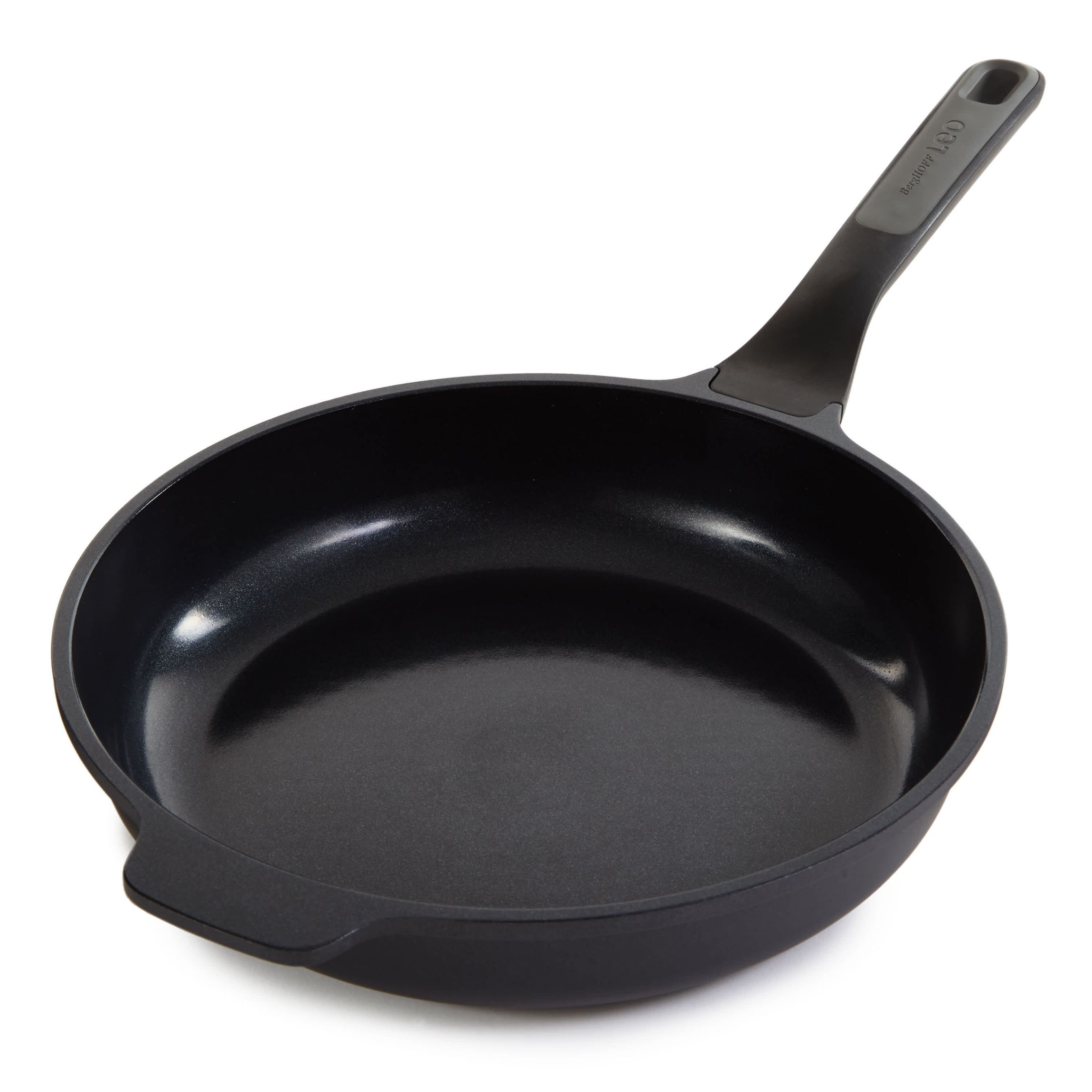 BergHOFF Leo Stone+ Nonstick Ceramic Frying Pan 11", Recycled Cast Aluminum