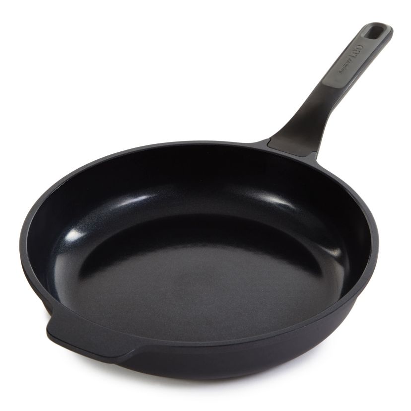 BergHOFF Leo Stone+ Nonstick Ceramic Frying Pan 11", Recycled Cast Aluminum