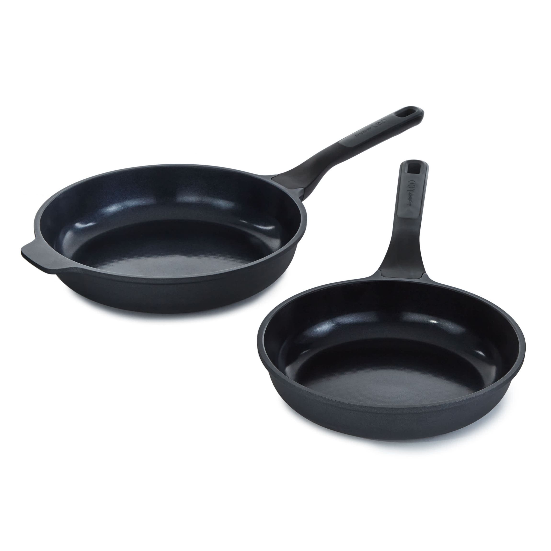 BergHOFF Leo Stone+ 2Pc Nonstick Ceramic Frying Pan Set, Recycled Cast Aluminum