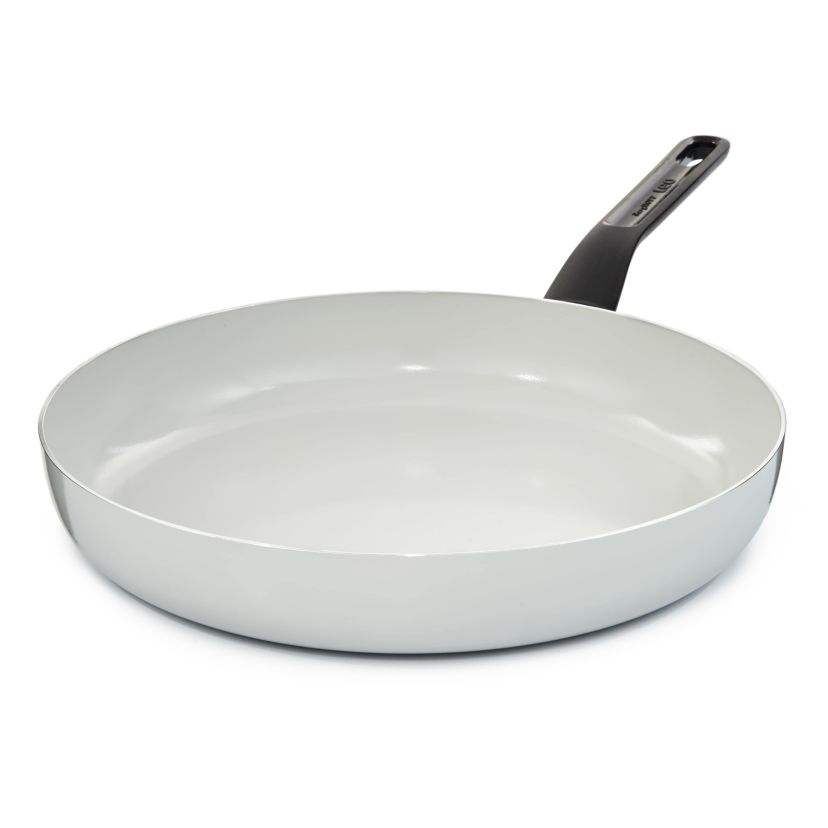 BergHOFF Leo Glints Nonstick Ceramic Frying Pan 12.5", Recycled Aluminum, Spirit