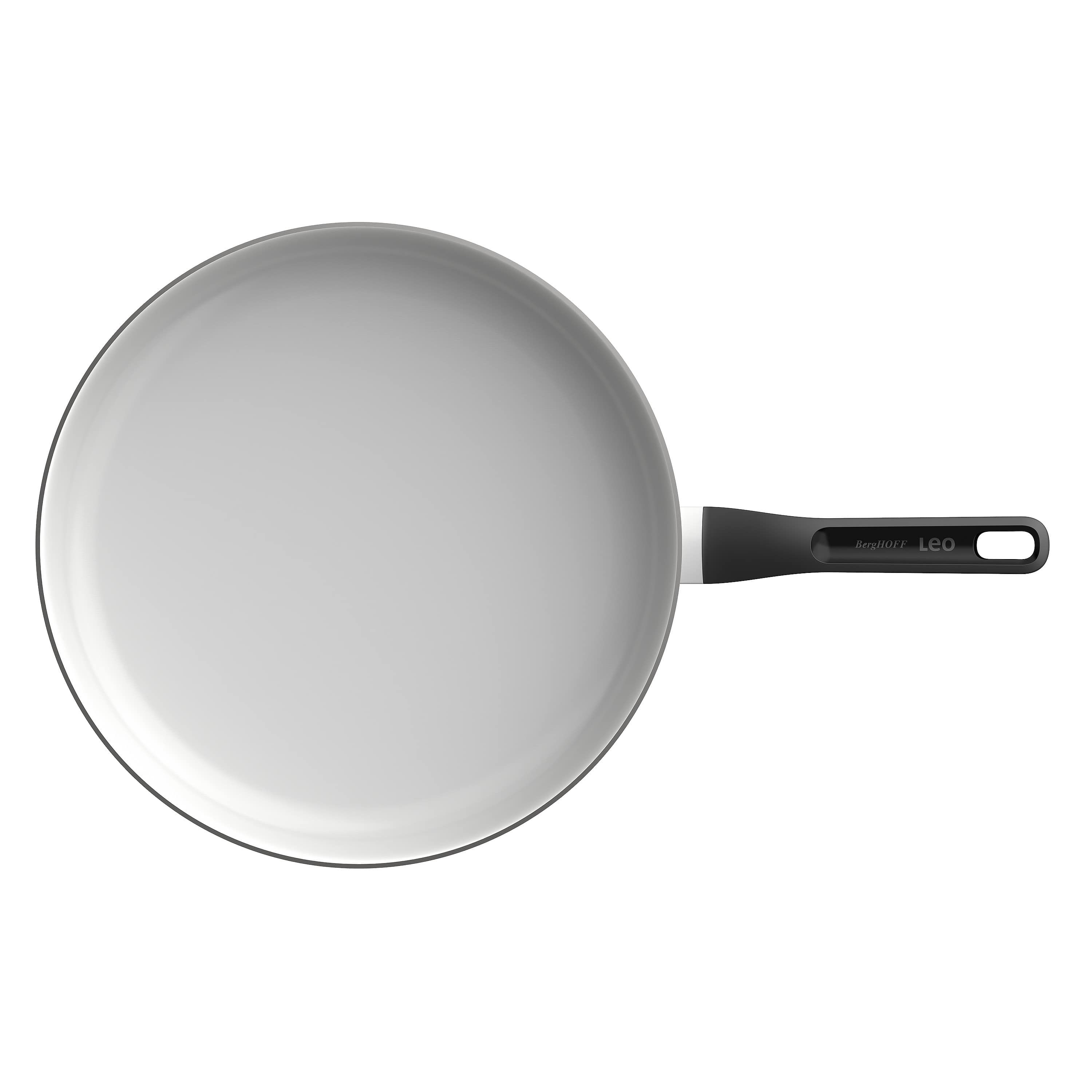 BergHOFF Leo Glints Nonstick Ceramic Frying Pan 12.5", Recycled Aluminum, Spirit