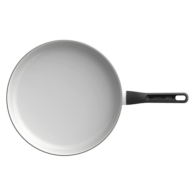 BergHOFF Leo Glints Nonstick Ceramic Frying Pan 12.5", Recycled Aluminum, Spirit