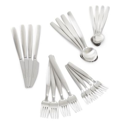 BergHOFF Leo Legacy 20Pc Stainless Steel Flatware Set, Silver, 10 Pieces