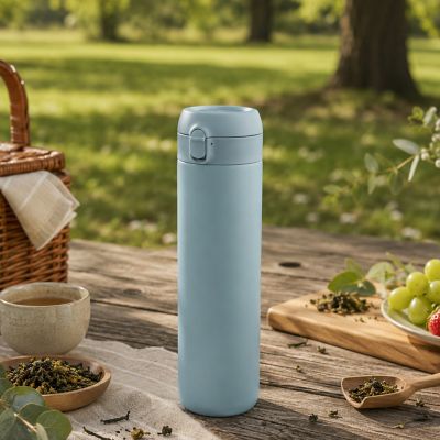 BergHOFF Leo Stainless Steel 24oz Thermal Flask, Slate