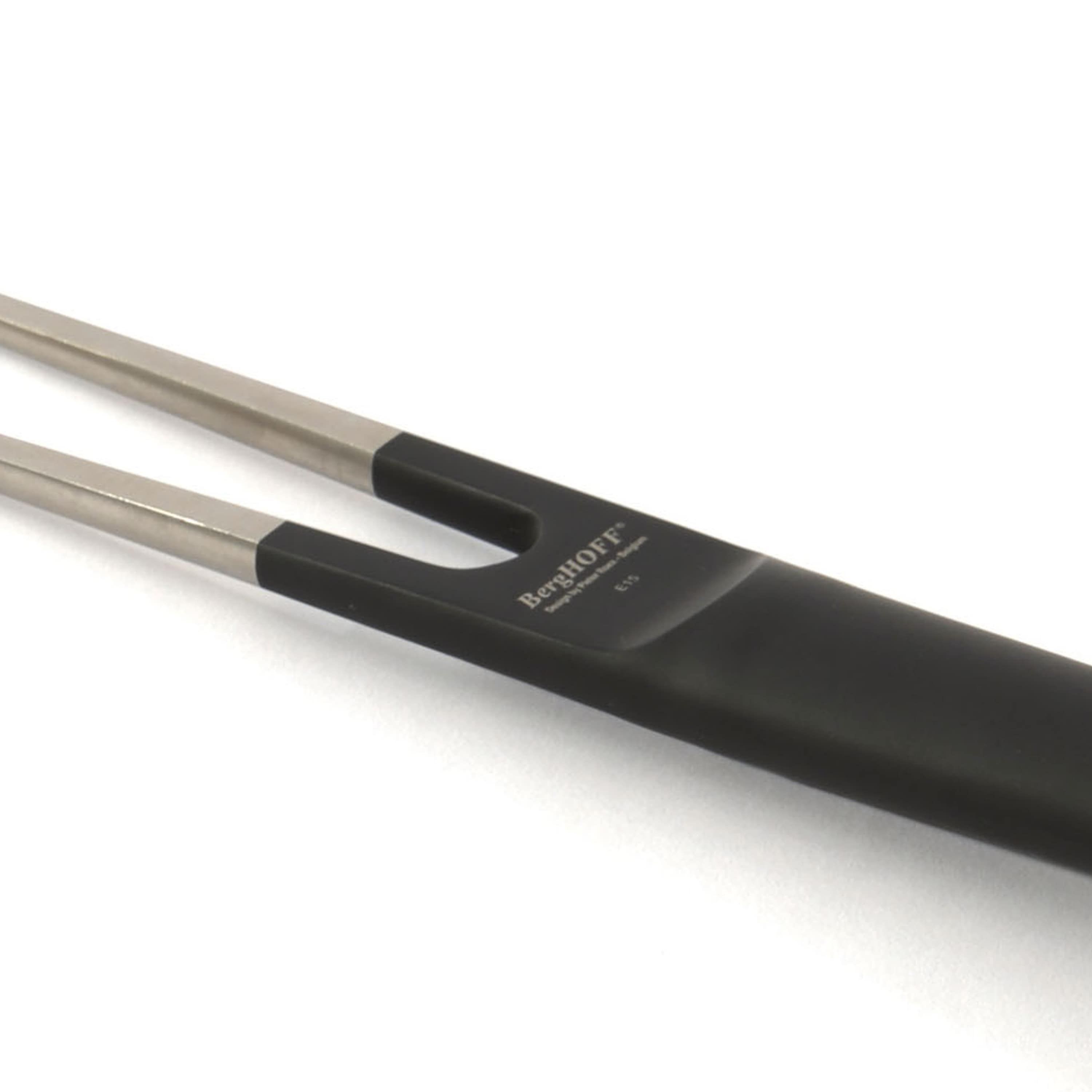 BergHOFF RON Stainless Steel Carving Fork 6.75", Black