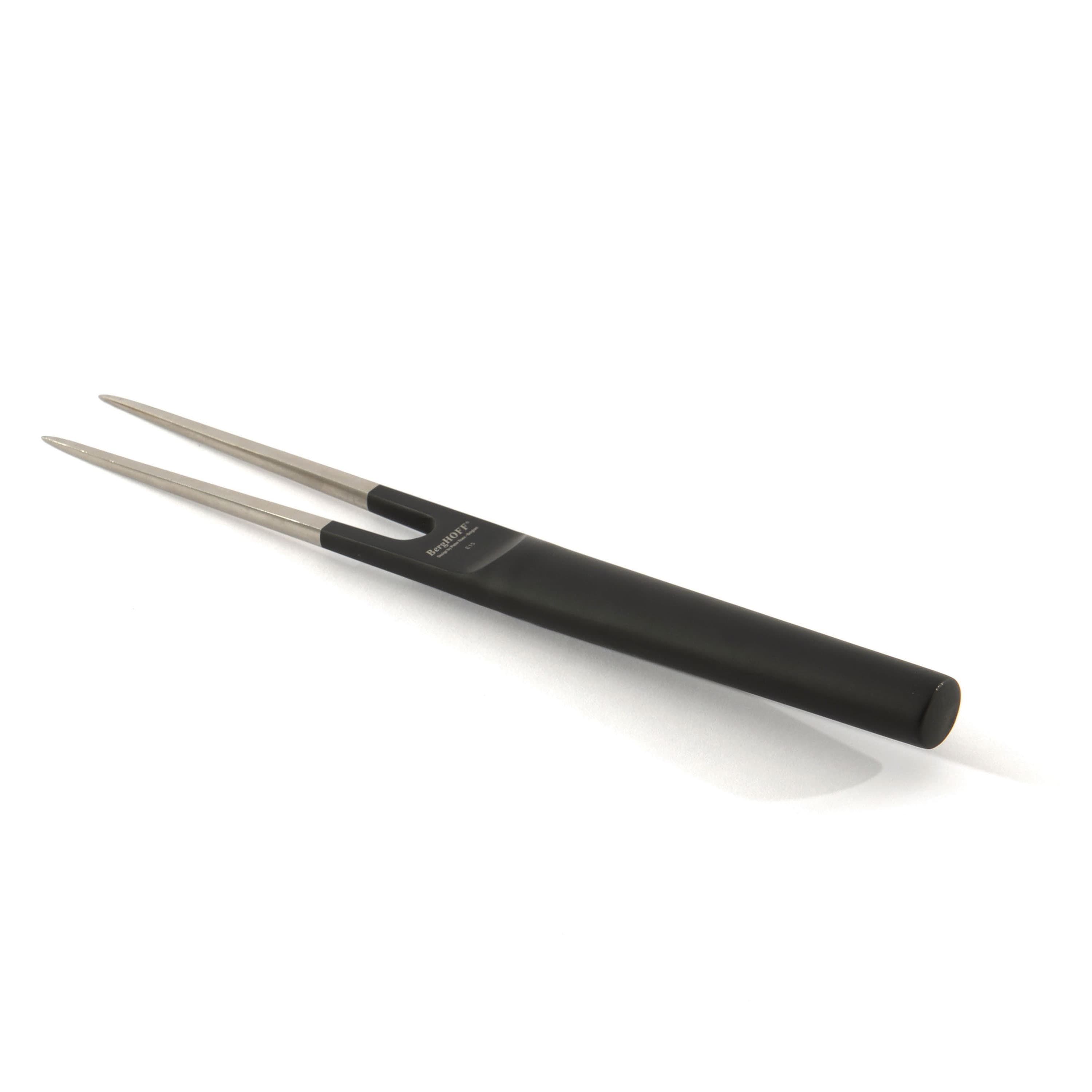 BergHOFF RON Stainless Steel Carving Fork 6.75", Black