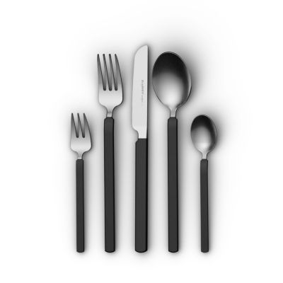 BergHOFF 20Pc Stainless Steel Flatware Set, Smokey Black, 10 Pieces