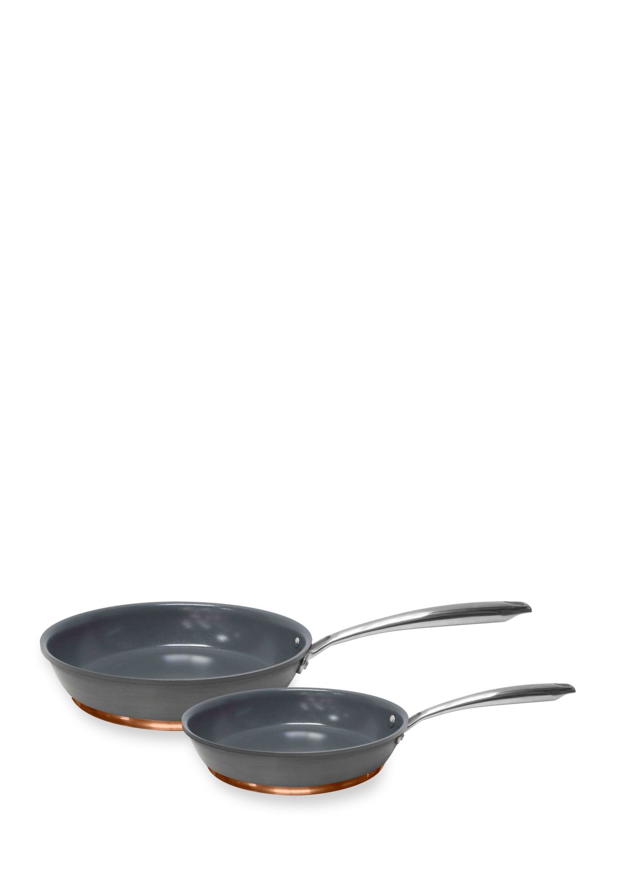 Gilded Edge 2-Piece Fry Pan Set