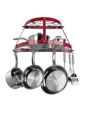 Berndes Double Shelf Wall Hanging Pot Rack Belk