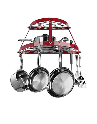 Berndes Double Shelf Wall Hanging Pot Rack Belk
