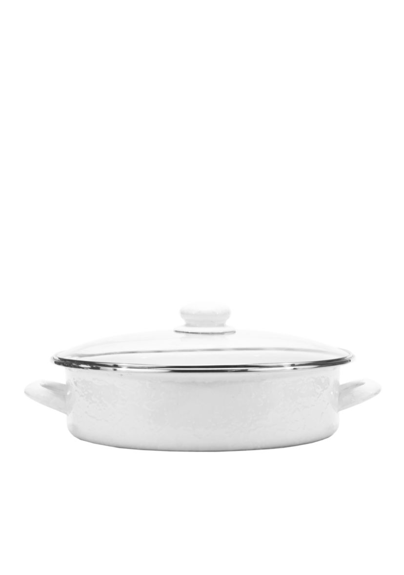 White Large Saute Pan