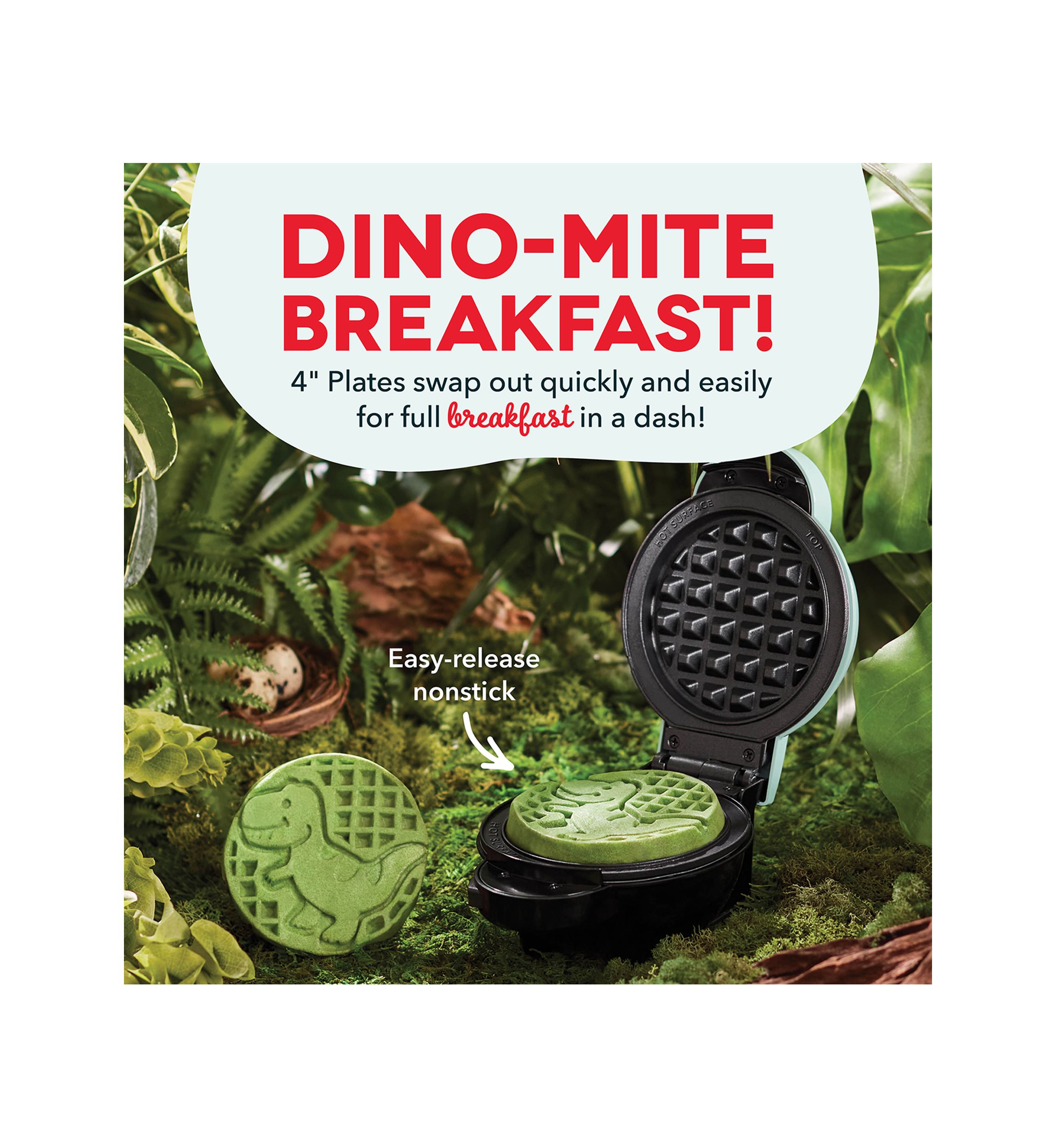 Mini Waffle System with Removable Plates